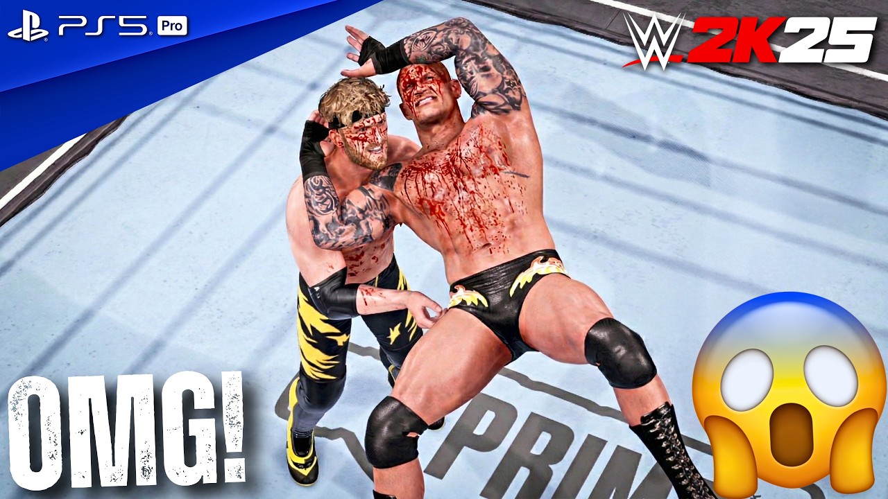 WWE 2K25 - Elimination Chamber Match (Randy v Cody v LA Knight v Logan v Trick v Je'Von) | 4K