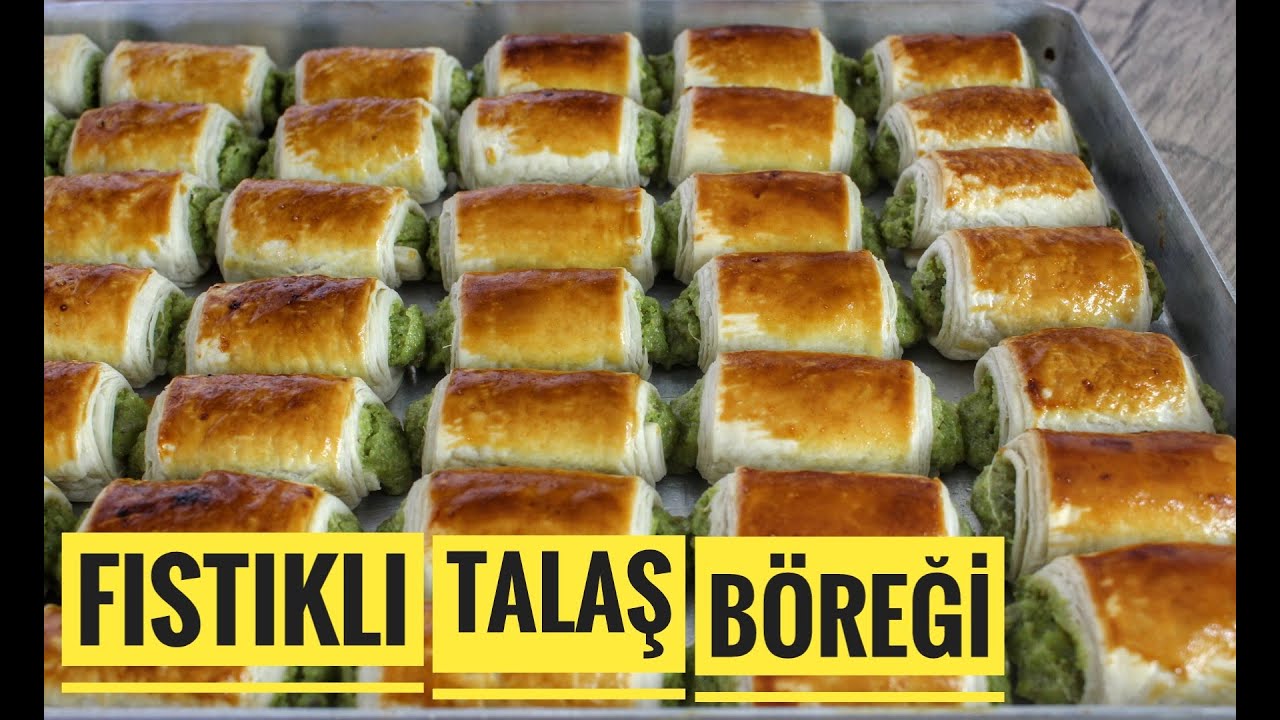DENEMEYEN KALMASIN!! ÇOK PRATİK VE ÇOK LEZZETİ FISTIKLI TALAŞ BÖREĞİ!