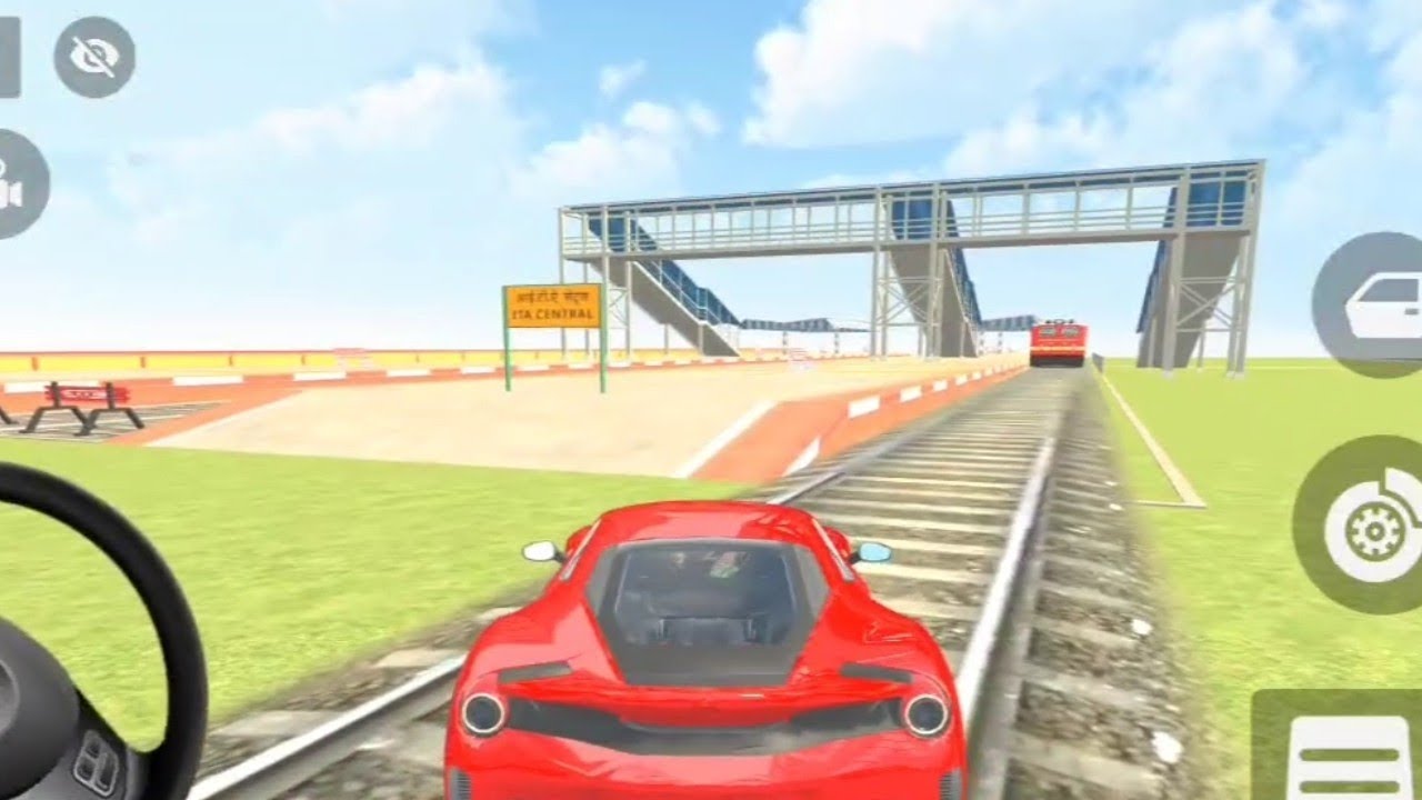 Train Crossing Car Driving Game 🚗🚆 | Realistic Railway Track Challenge Gameplay