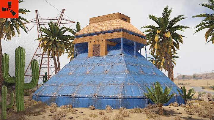 عشت 7 ايام في اقوى هرم سولو - Rust