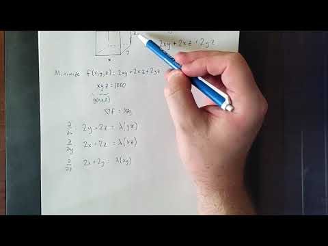 Lagrange Multipliers, example