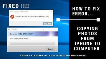 FIX error copying photos from iPhone to computer or Mac | ERROR FIX/SOLUTION! for iPhone