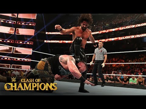 Seth Rollins drills Braun Strowman with three straight Stomps: Clash of Champions 2019 (WWE Network)