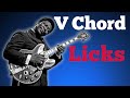 Lets deep dive into the blues licks on the v chord