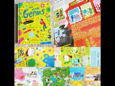 Usborne See Inside Germs Children's Book Usborne See Inside Germs Children's Book