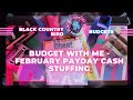 Budget with me for March & cash stuff February's pay