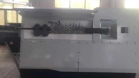 Yushi  R6 rebar stirrup bending mahcine single wire testing video