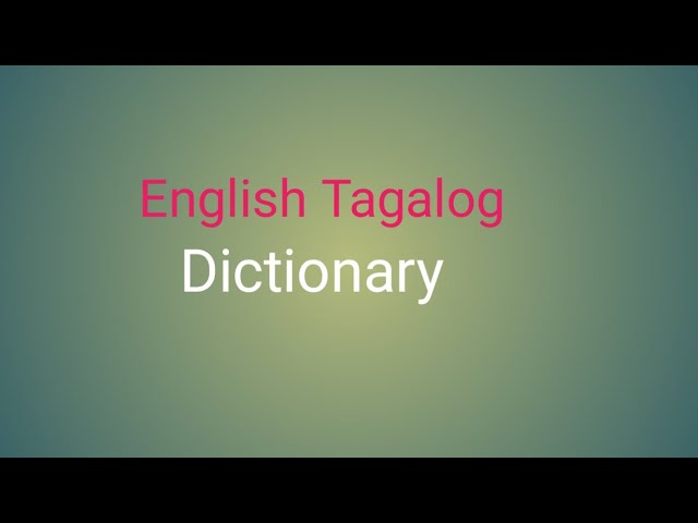 CapCut_kosa meaning in tagalog