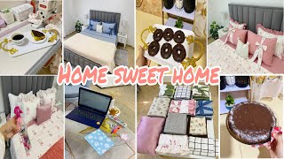 روتيني الربيعي🌼بين الخياطة والطبخ والدراسة🪴|يوميات بيتوتية🏡