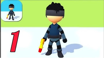 Sniper Runner -Gameplay Walkthrough Levels 1-20, Part-1 (iOS,Android)