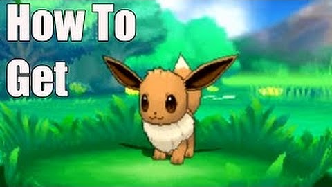How to Catch Eevee/Pidove in Pokemon Omega Ruby and Alpha Sapphire