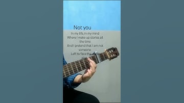 Sederhana intronya tapi asik, Not you ~ Alan Walker x Emma Steinbakken #shorts #coverakustik