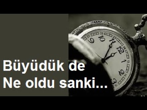 BÜYÜDÜK DE NE OLDU  (ŞİİR) HAYAT ŞİİRLERİ HARİKA FON MÜZİĞİ