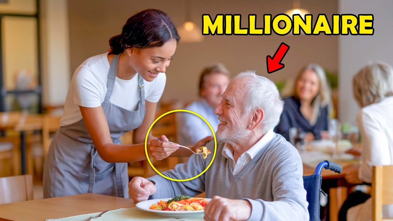 Outline Video A Waitress Helped a Paralyzed Man Pay for His Meal, Days Later, Her Life Changes Forever