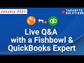 Fishbowl Inventory & QuickBooks LIVE Q&A | January Webinar with Jeanne Tarazevits