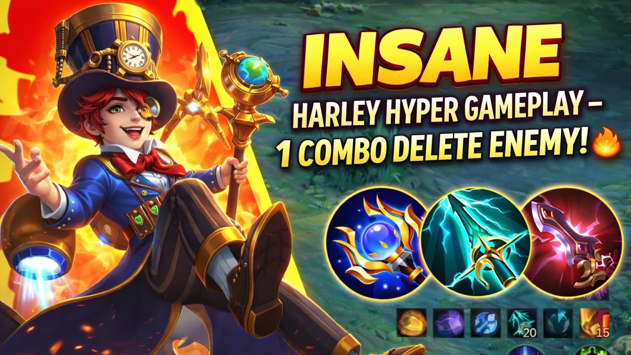 INSANE Harley Hyper Gameplay – 1 Combo Delete Enemy! 🔥 