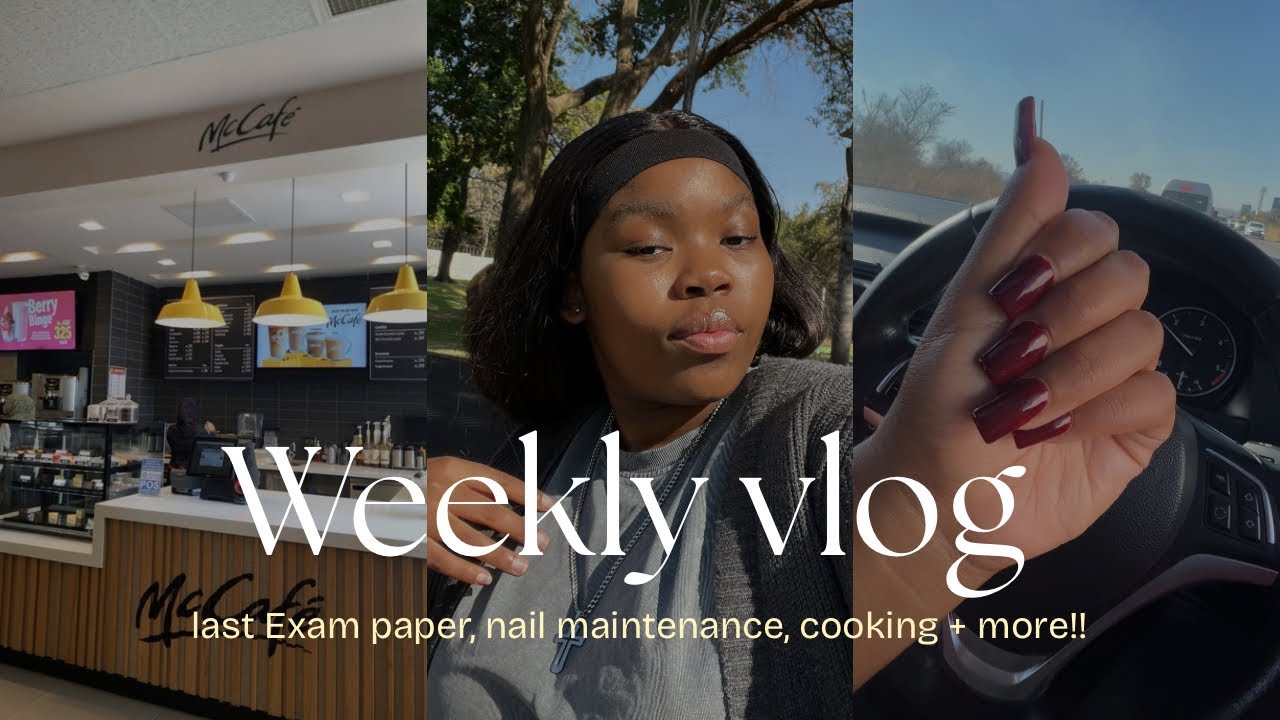WEEKLY VLOG: last exam paper, nail maintenance, cooking + more!! | Kats world