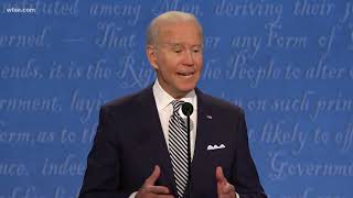 'Everybody knows he's a liar': Biden says of Trump in first debate