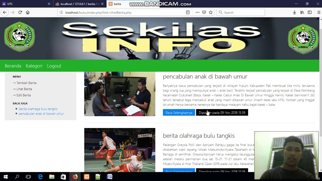 Membuat Website Portal Berita Bersama Arcorpweb