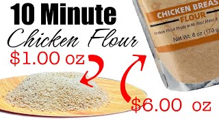 Chicken Flour in 10 minutes | New Carnivore Flour Quick Method