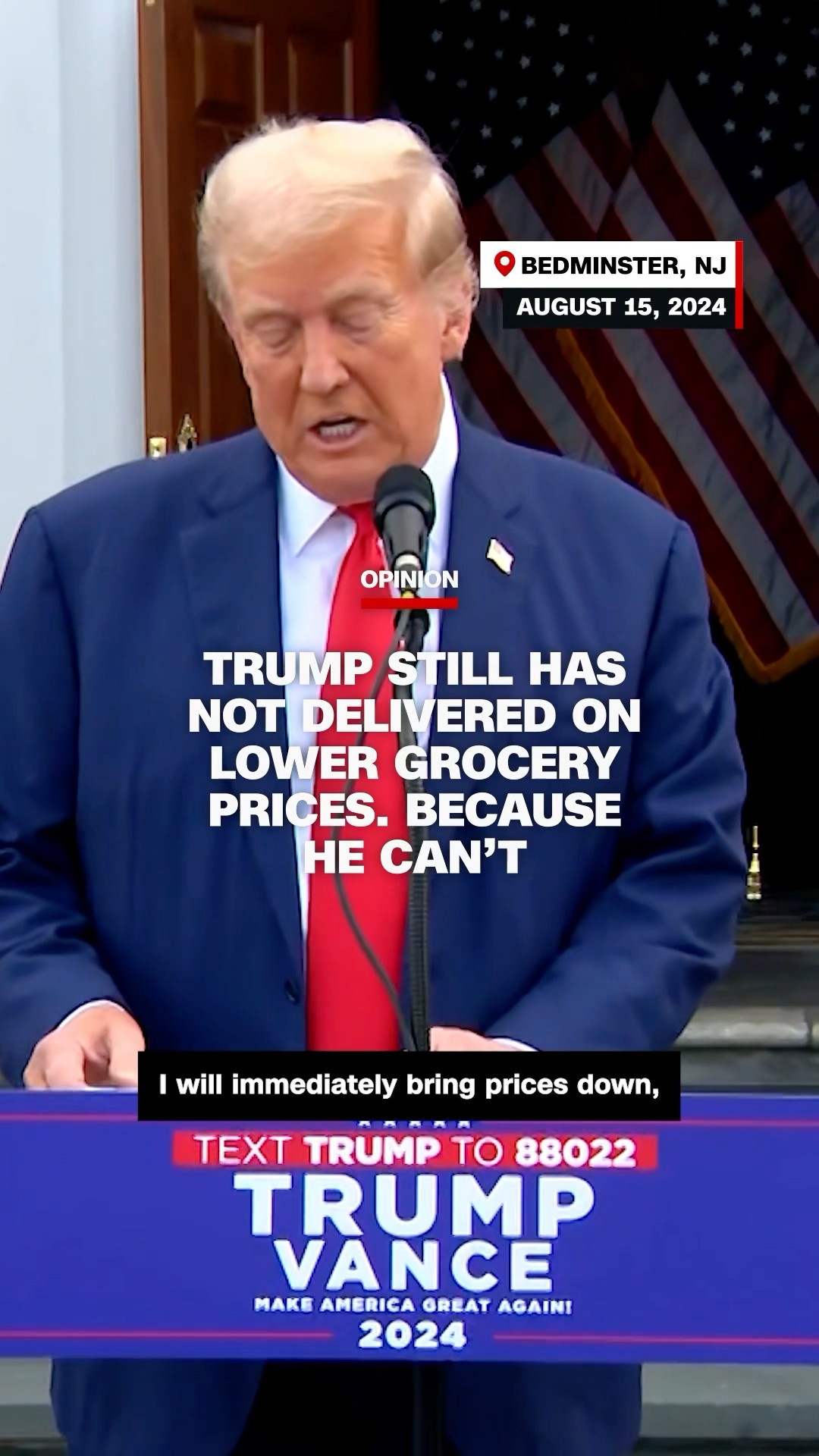 Trump still has not delivered on lower grocery prices. Because he can’t