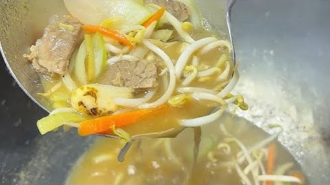 RESEPI SUP DAGING ALA THAI