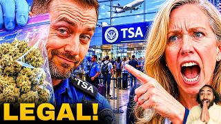 RECREATIONAL WEED Is OVER?! TSA Just Changed the Rules on Flying With Cannabis 😳