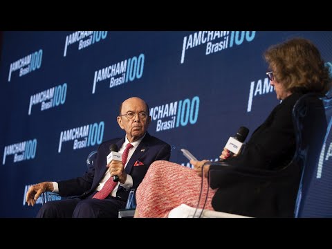 Amcham Brasil | Diálogo Empresarial - Wilbur Ross, Secretário do Comércio dos EUA, e Deborah Vieitas