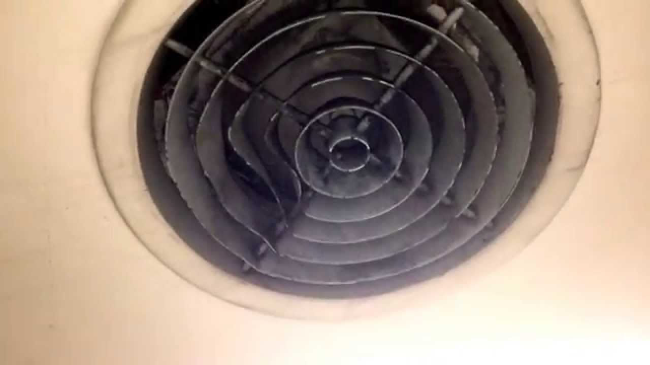 Intake ceiling fans in a carpark car elevator - YouTube