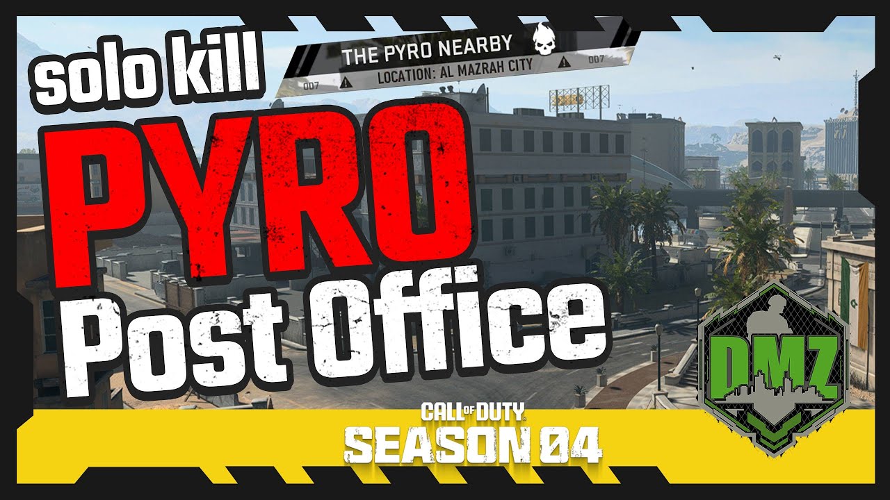 Solo & easy kill PYRO in Post Office in DMZ * NO KEYS NEEDED YouTube