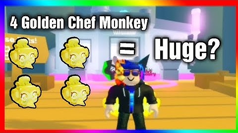 What Happen If You Fuse 4 Golden Chef Monkey In Pet Simulator X