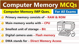 Computer Memory Marathon Class | Computer Memory MCQ Questions and Answers