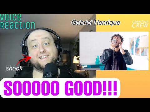 Gabriel Henrique "Feeling Good" | Voice Teacher Reaction