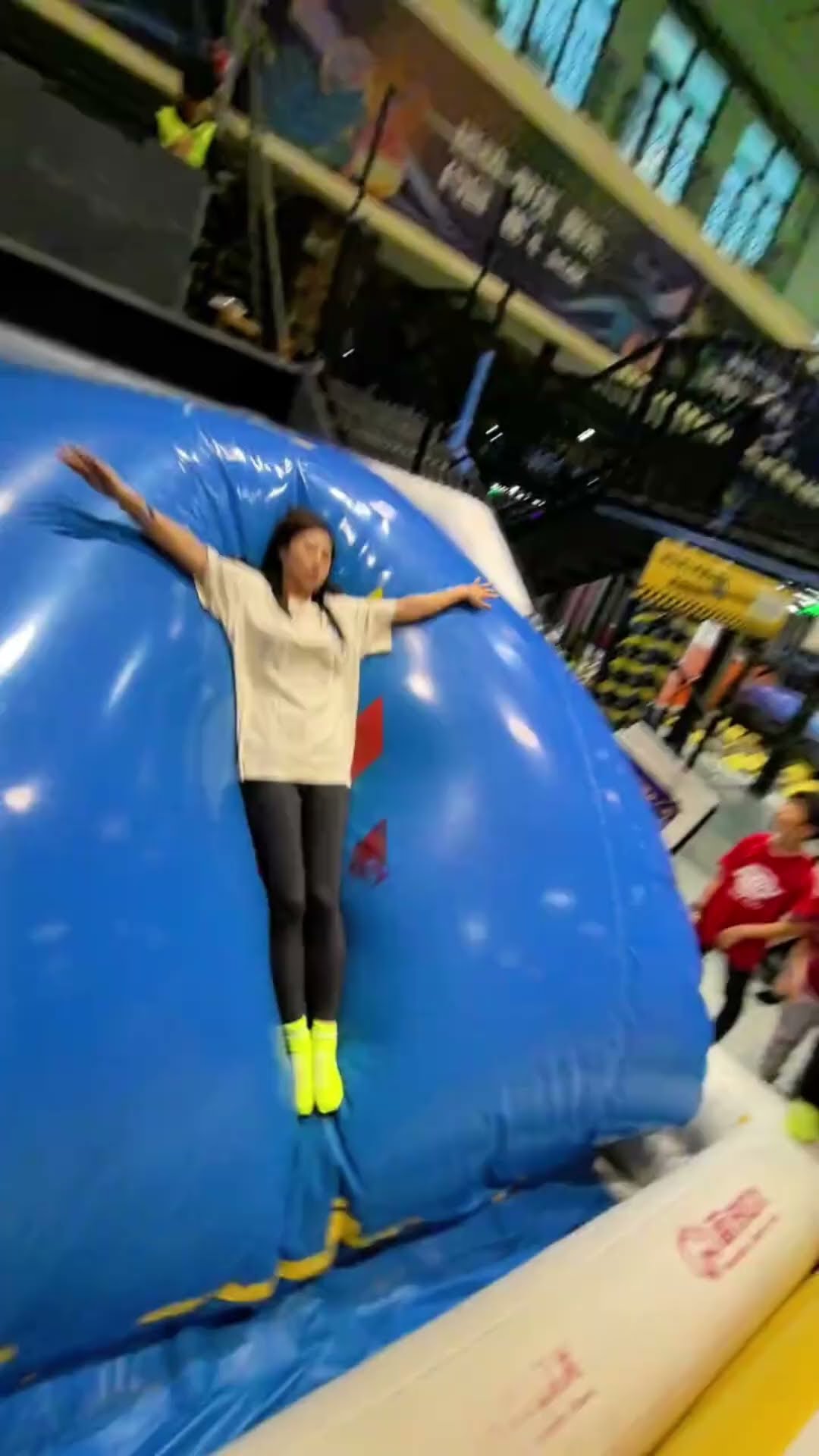nternet This Trampoline Is So? Fun! Why Didn't We Just Start Jumping Around Like