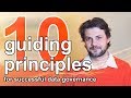 10 Guiding Principles for Successful Data Governance #datagovernance