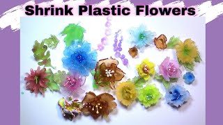 Crazy !! Fun and Easy Shrink Plastic Flowers for Jewelry Making and More