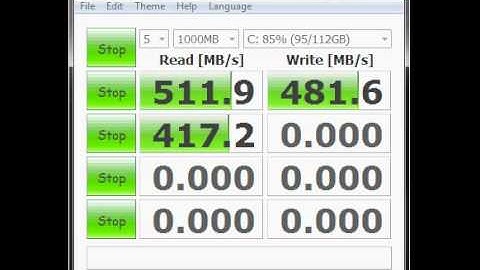 Benchmark Raid 0, 2 Vertex II 64GB, Windows 7 64bit