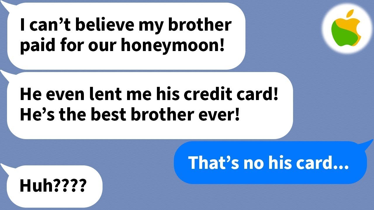 【Apple】 My sister in law secretly used my husband’s credit card to go on a honeymoon trip but