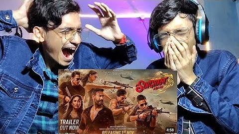 Singham Again | Official Trailer Reaction | A Rohit Shetty Cop Universe | In Cinemas 1st Nov