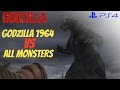 Godzilla The Game PS4 Godzilla 1964 Vs. All Monsters 1080p 60fps