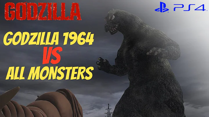 Godzilla The Game (PS4) - Godzilla 1964 Vs. All Monsters [1080p 60fps]