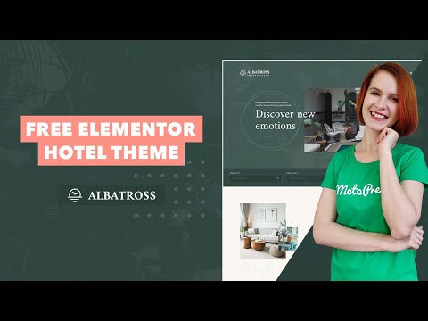 Free Elementor Hotel Theme: Albatross Review: