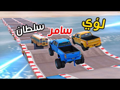 اقوى تحدي بالسيارات الوحشية بين الاصحاب