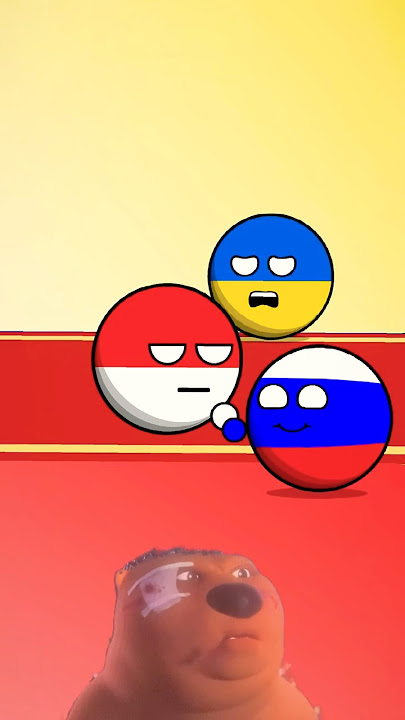 Negara yang dukung Rusia & Ukrania #countryballs #edit #countrywar #ww2 #countryballanimation