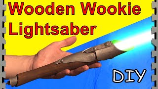 HOW TO MAKE A LIGHTSABER - Gungi Wookie Jedi Saber