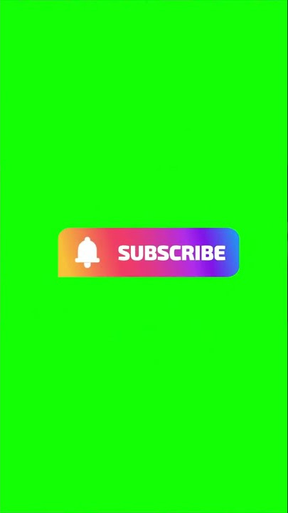 Subscribe Green Screen  #green_screen #rgb #vfx