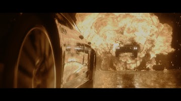 Batmobile fire jump re-created in Lightwave