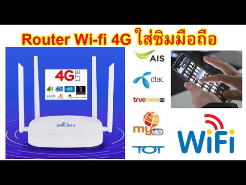 โมเด็ม หน้าที่  2022  Router Wifi 4G ใส่ซิม โทรศัพท์มือถือได้ทุกค่าย กระจาย Wifi แชร์เน็ตมือถือ สนใจโทร 0864469085