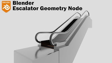 Blender Escalator Geometry Node For Beginner