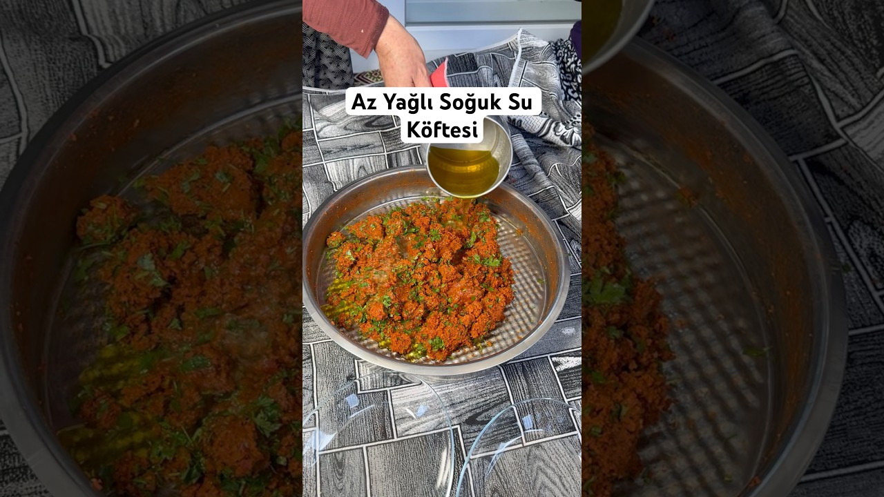 Az Yağlı Soğuk Su Köftesi #pratiktarifler #yemektarifleri #sebzeyemekleri #yemek #enfesyemektarifi Az Yağlı Soğuk Su Köftesi #pratiktarifler #yemektarifleri #sebzeyemekleri #yemek #enfesyemektarifi